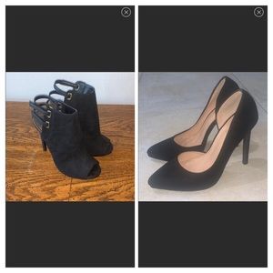 Bundle of 2 black heels